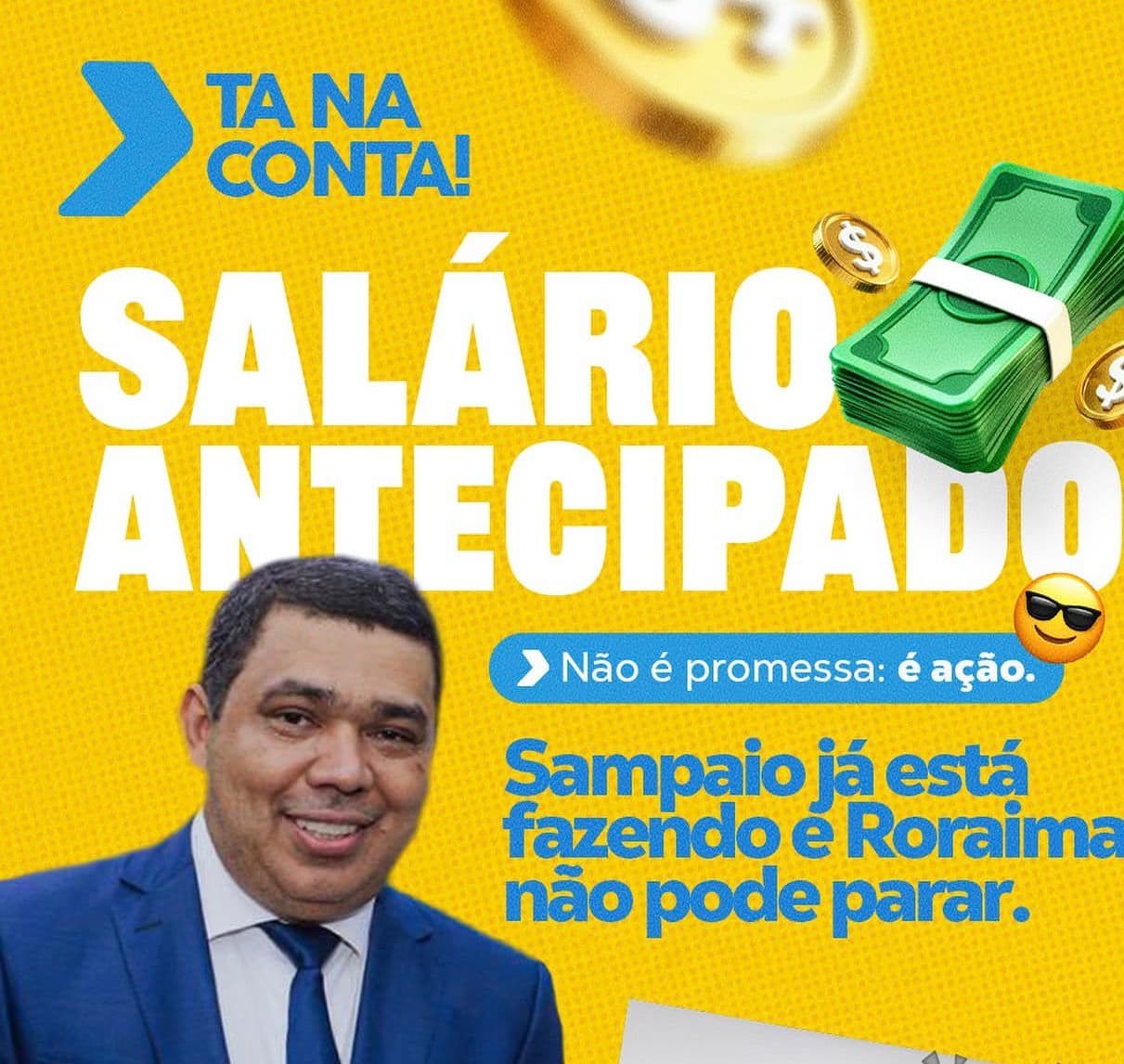 Sampaio antecipa salários e primeira parcela do 13º às vésperas da eleição suplementar em Roraima