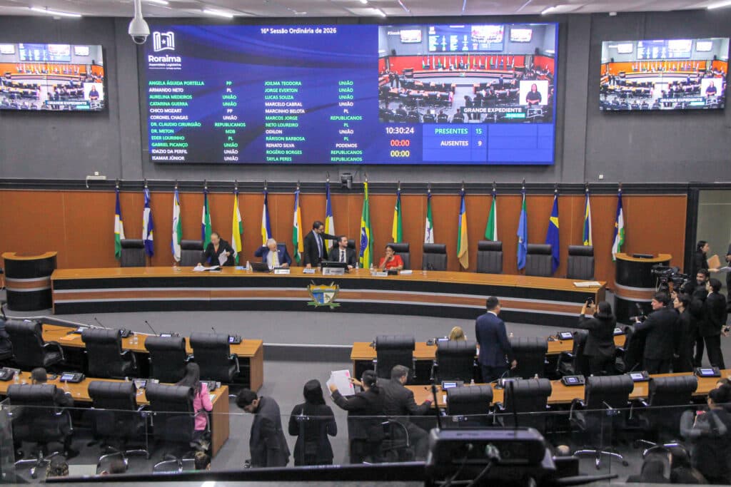 Assembleia Legislativa de RR aprova LDO de 2027 com prioridades para saúde, segurança e educação